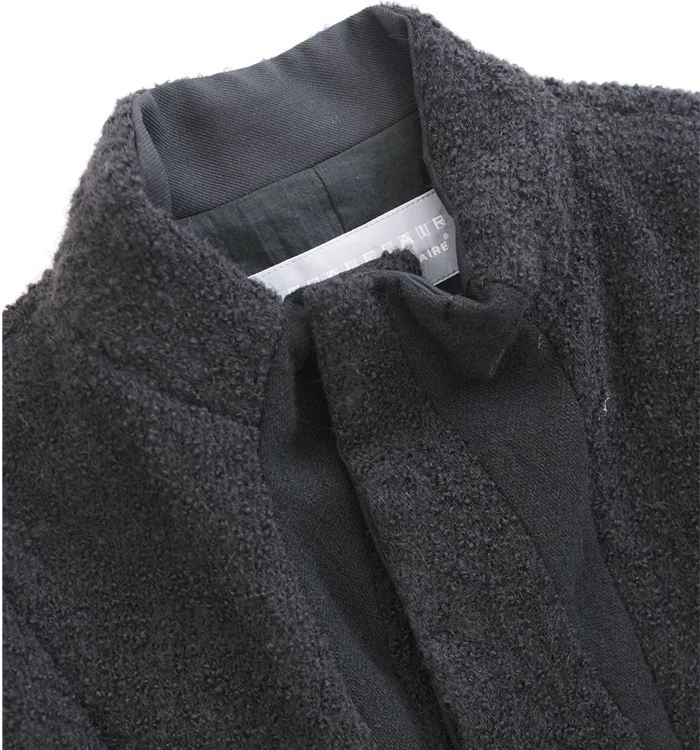 FERAL FLAIR フィラルフレア フレアーヘムジャケット アルパカループツイード