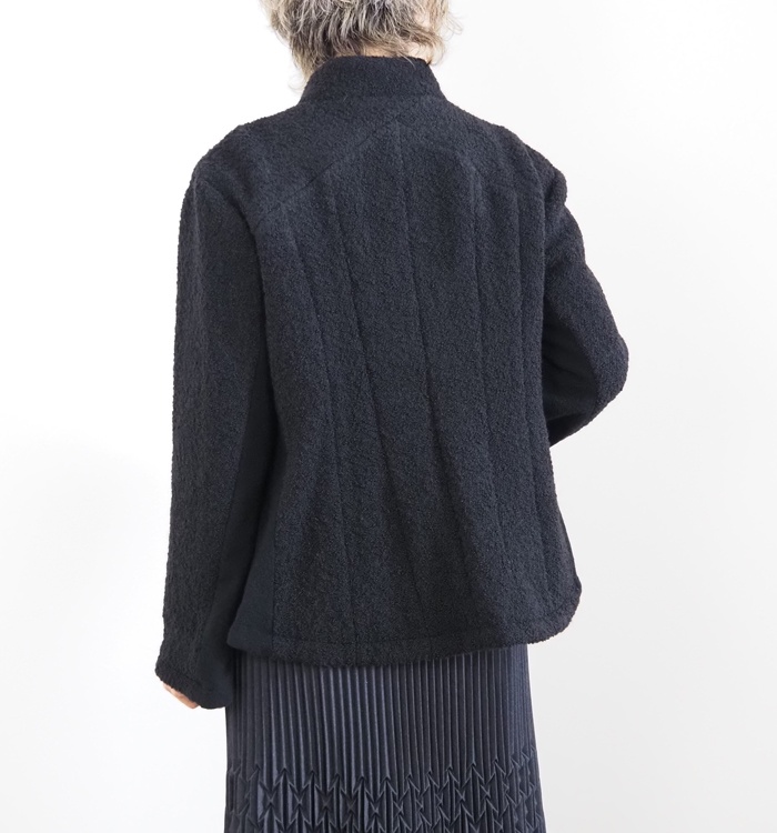 FERAL FLAIR フィラルフレア フレアーヘムジャケット アルパカループツイード