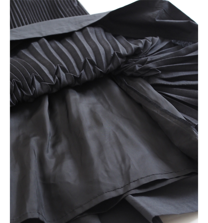 FERAL FLAIR フィラルフレア ロングプリーツスカート エコアーチギャバジン