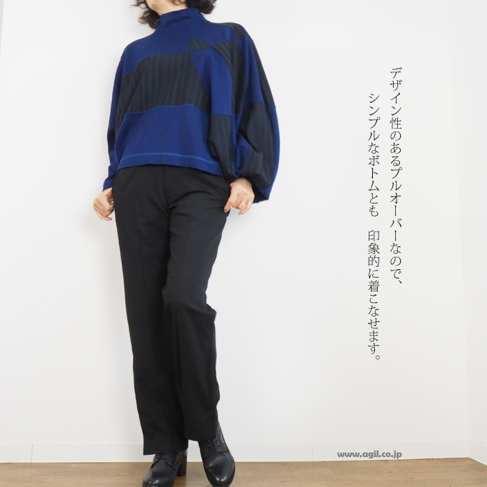 HISUI HIROKOITO ヒスイヒロコイトウ ハイネックプルオーバーカットソー レディース