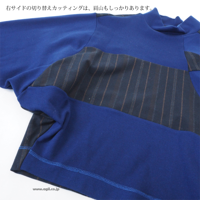 HISUI HIROKOITO ヒスイヒロコイトウ ハイネックプルオーバーカットソー レディース