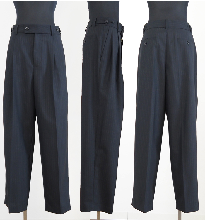 nicholson and nicholson ニコルソンアンドニコルソン ツータックストレートパンツ