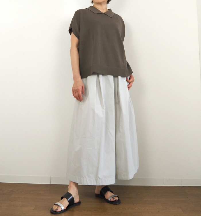 nicholson and nicholson ニコルソンアンドニコルソン 半袖ポロニット