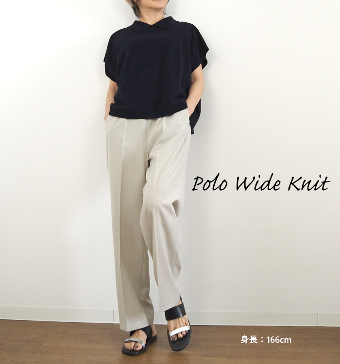 nicholson and nicholson ニコルソンアンドニコルソン 半袖ポロニット