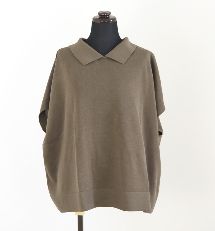 nicholson and nicholson ニコルソンアンドニコルソン 半袖ポロニット