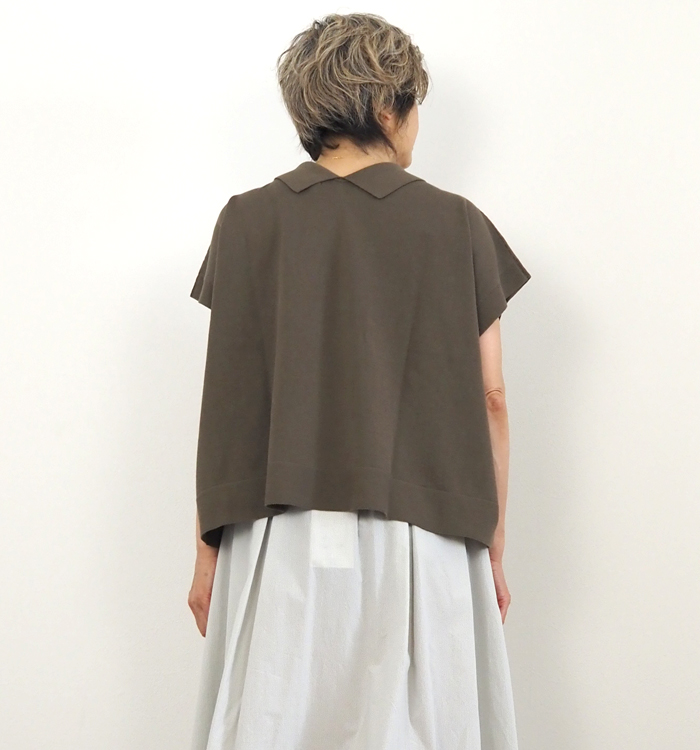 nicholson and nicholson ニコルソンアンドニコルソン 半袖ポロニット