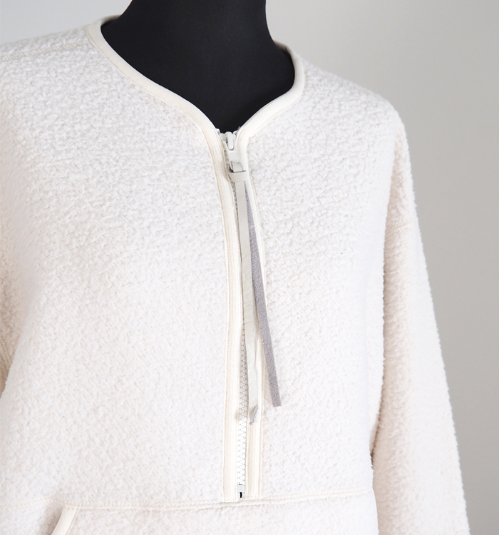 MANON マノン ボアフリースプルオーバー レディース