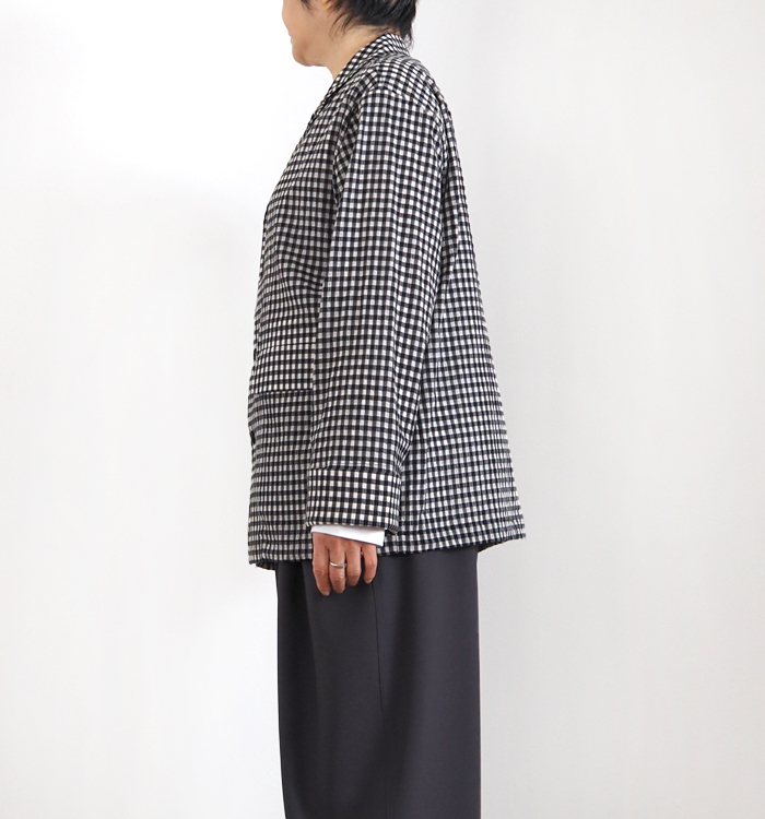 MANON マノン ギンガムチェック スピンドルジャケット