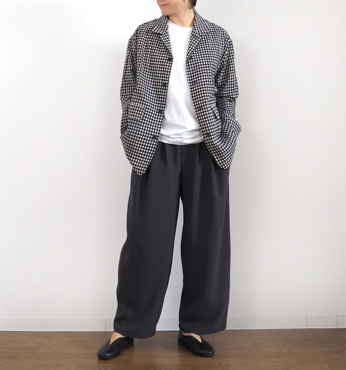 MANON マノン ギンガムチェック スピンドルジャケット