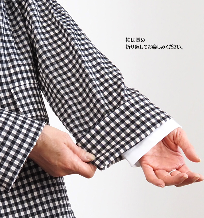 MANON マノン ギンガムチェック スピンドルジャケット