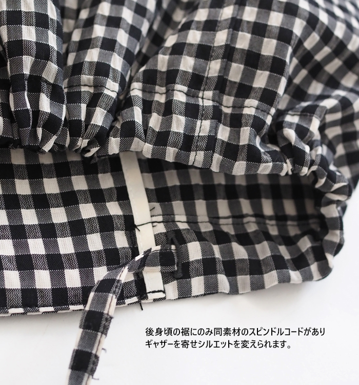 MANON マノン ギンガムチェック スピンドルジャケット