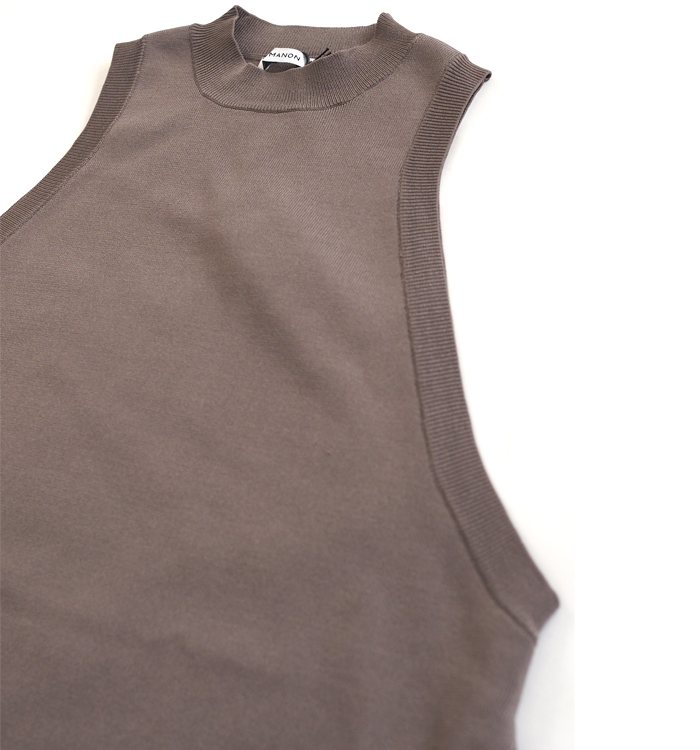 MANON マノン スリーブレス ロングワンピース レディース