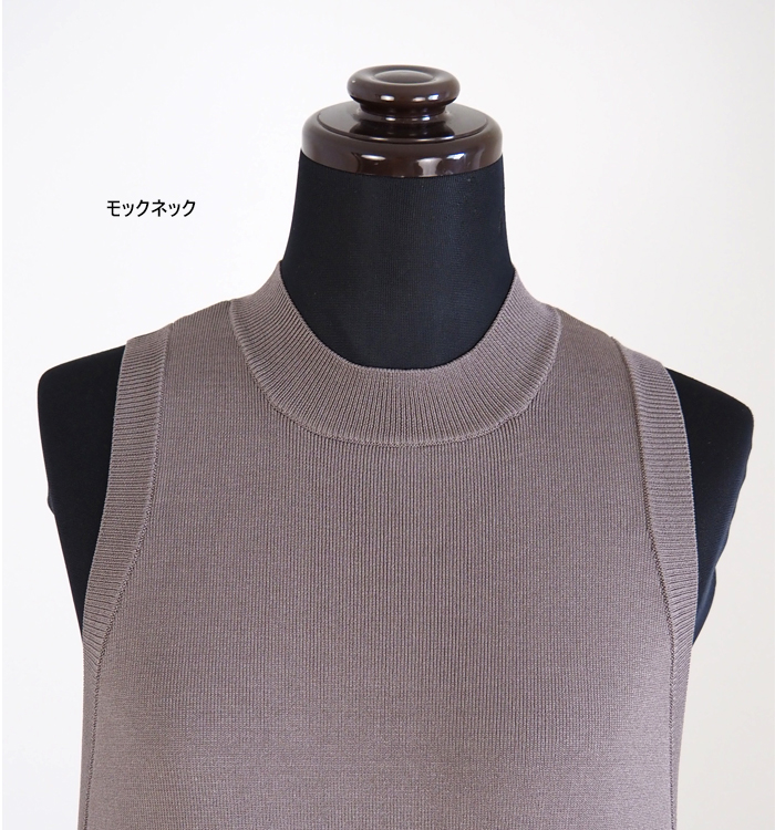 MANON マノン スリーブレス ロングワンピース レディース