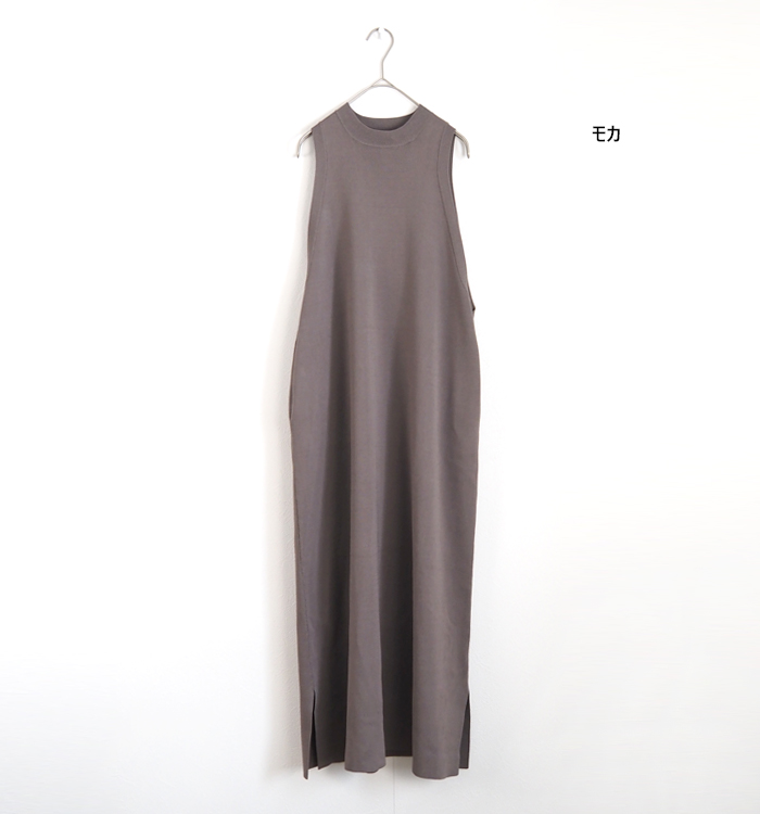 MANON マノン スリーブレス ロングワンピース レディース