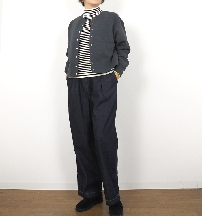 MANON マノン 裏起毛スウェットカーディガン レディース