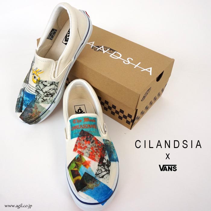CILANDSIA(チランドシア) VANSコラボスリッポン slipon レディース メンズ