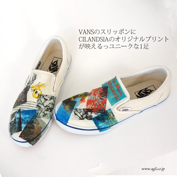 CILANDSIA(チランドシア) VANSコラボスリッポン slipon レディース メンズ