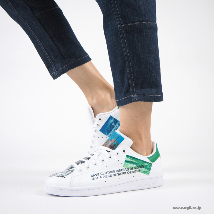 スタンスミス stan smith アディダス adidas コラボスニーカー CILANDSIA チランドシア グリーンヒール レディース メンズ