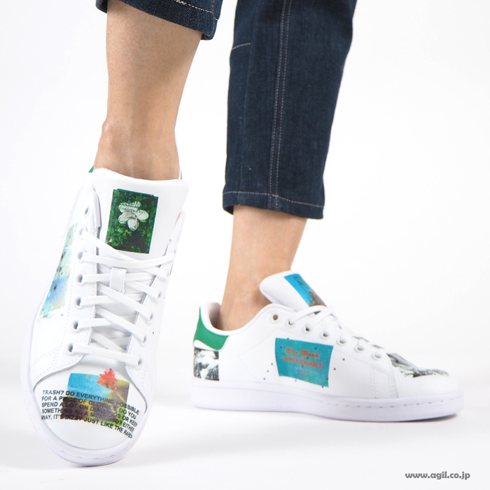 スタンスミス stan smith アディダス adidas コラボスニーカー CILANDSIA チランドシア グリーンヒール レディース メンズ