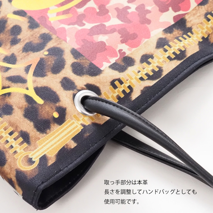 TIPICURRUN ティピカレン ショルダーバッグ スクエア レオパードプリント レディース