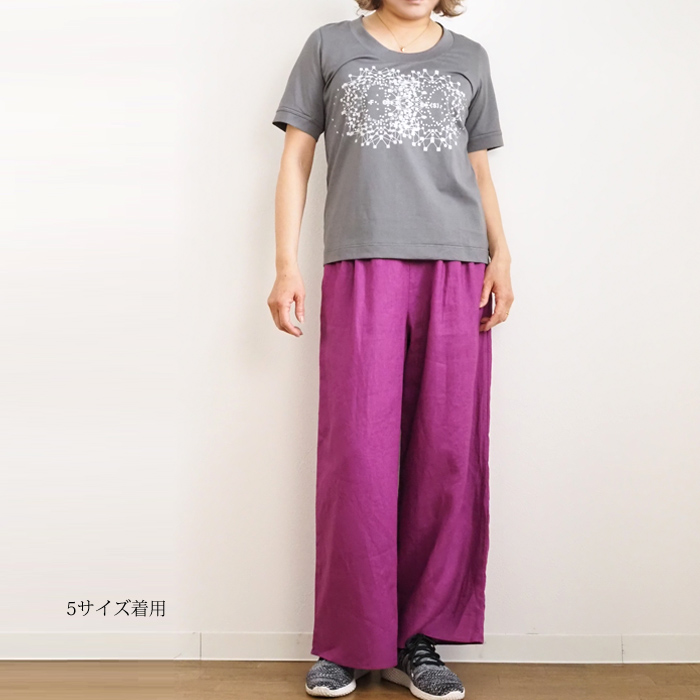 FERAL FLAIR VISIONAIRE フィラルフレア ヴィジョネア ラウンドネック プリントカットソー レディース