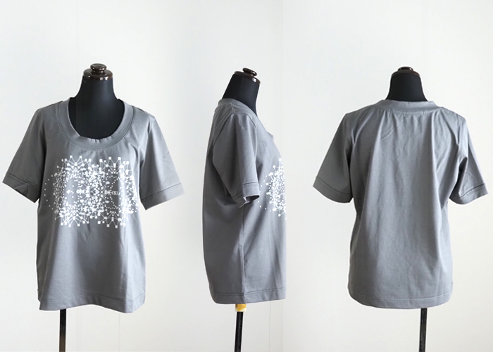 FERAL FLAIR VISIONAIRE フィラルフレア ヴィジョネア ラウンドネック プリントカットソー レディース