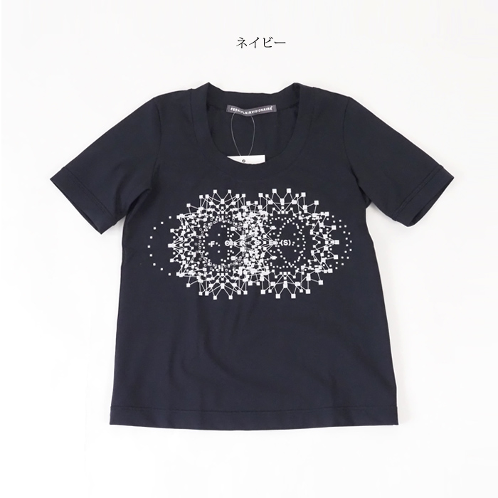 FERAL FLAIR VISIONAIRE フィラルフレア ヴィジョネア ラウンドネック プリントカットソー レディース