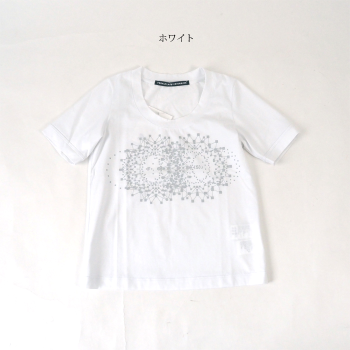 FERAL FLAIR VISIONAIRE フィラルフレア ヴィジョネア ラウンドネック プリントカットソー レディース